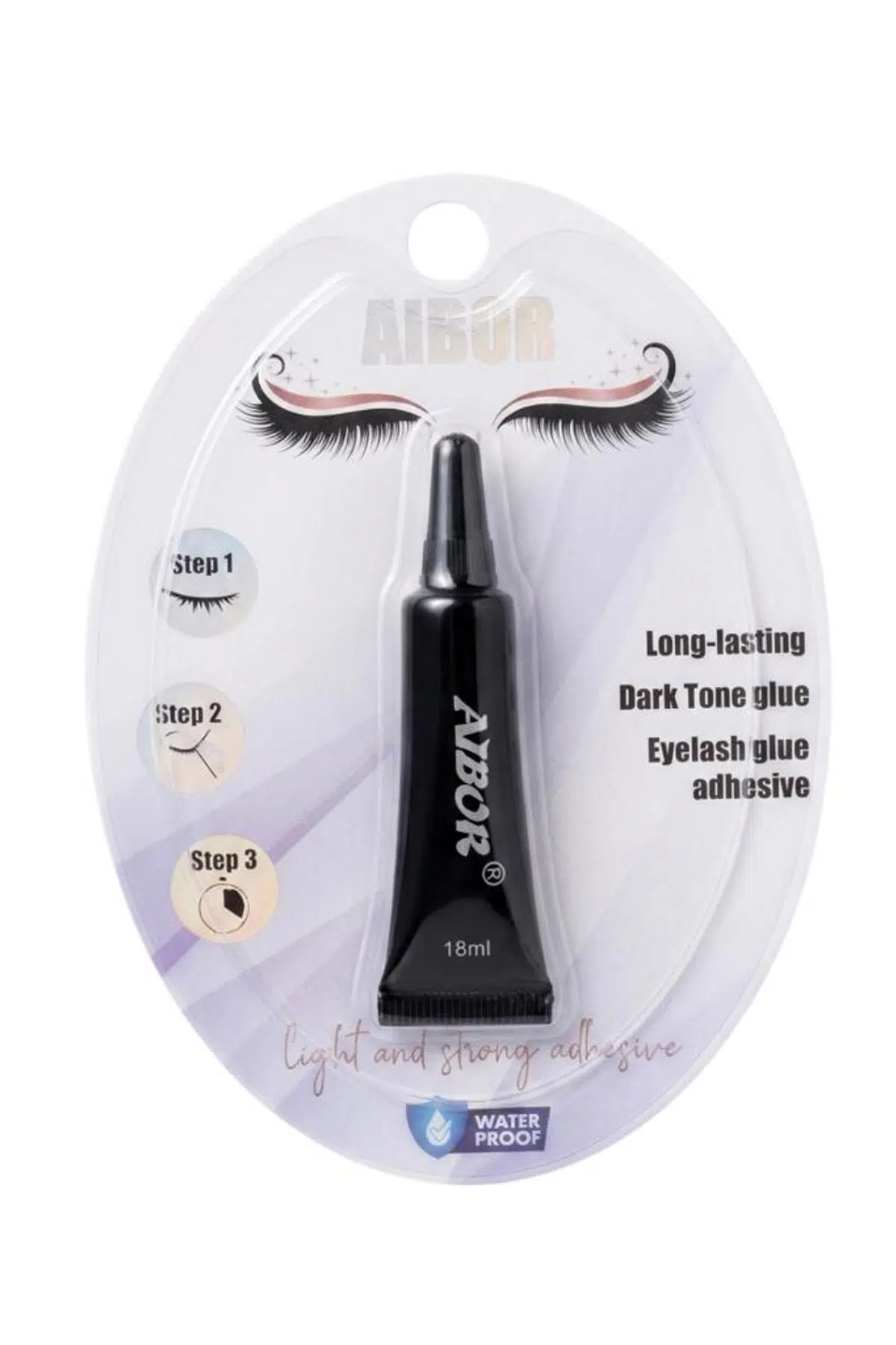 Aibor Su Geçirmez Siyah Kirpik Yapıştırıcı 4 ml ASU-366A