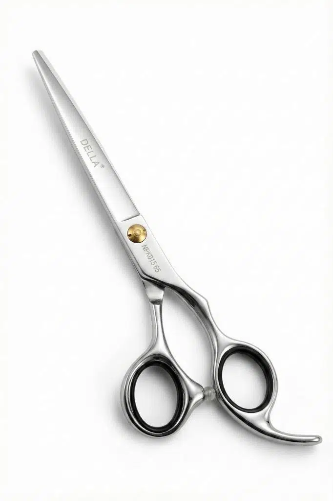 Della Orijinal Profesyonel 440C Saç Kesim Düz Makas 6,5 Numara NPK15 65