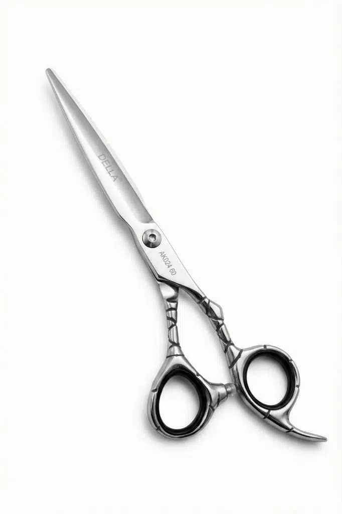 Della Orijinal Profesyonel 440C Saç Kesim Düz Makas 6 Numara AK24 60