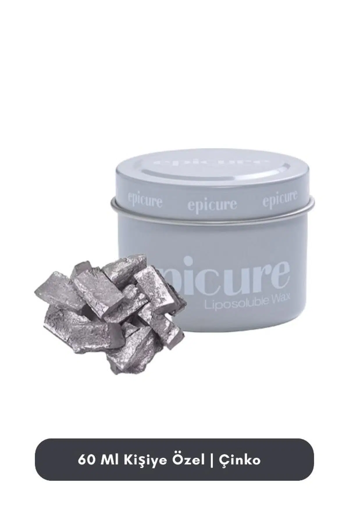 Epicure Tek Kullanımlık Hijyenik Mini Konserve Sir Ağda Çinko Zine 60 Ml