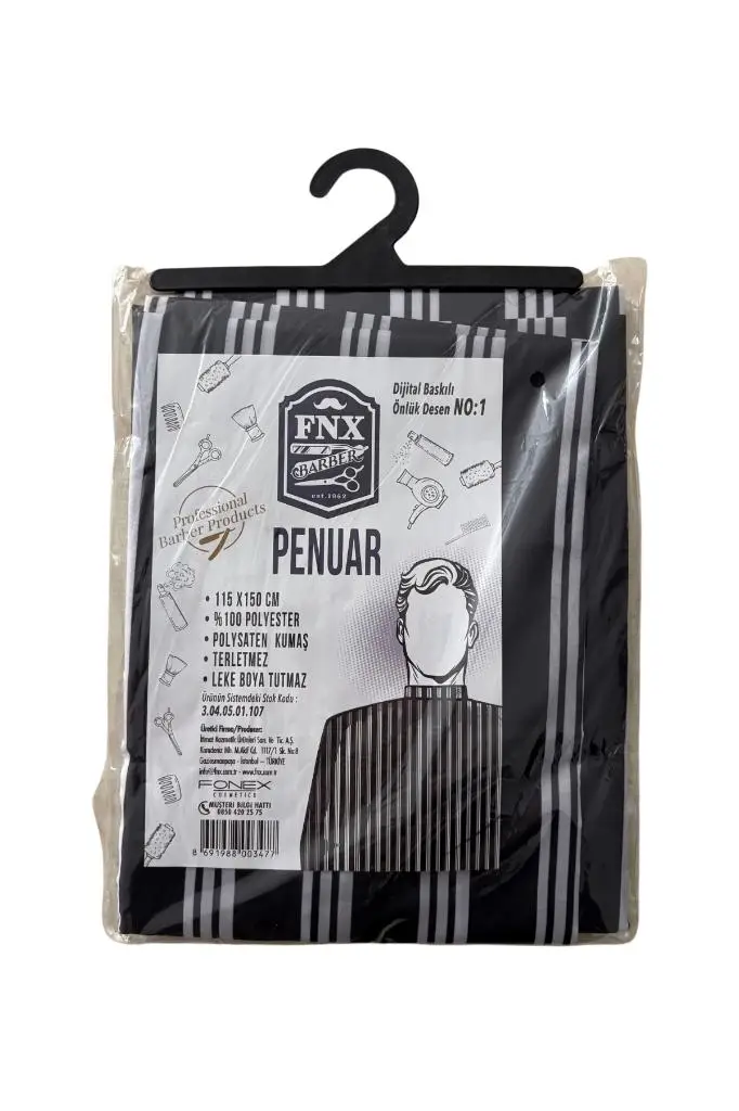 FNX Berber Önlük Kesim Penuarı 115x150 Cm Dijital Baskı Nu:1