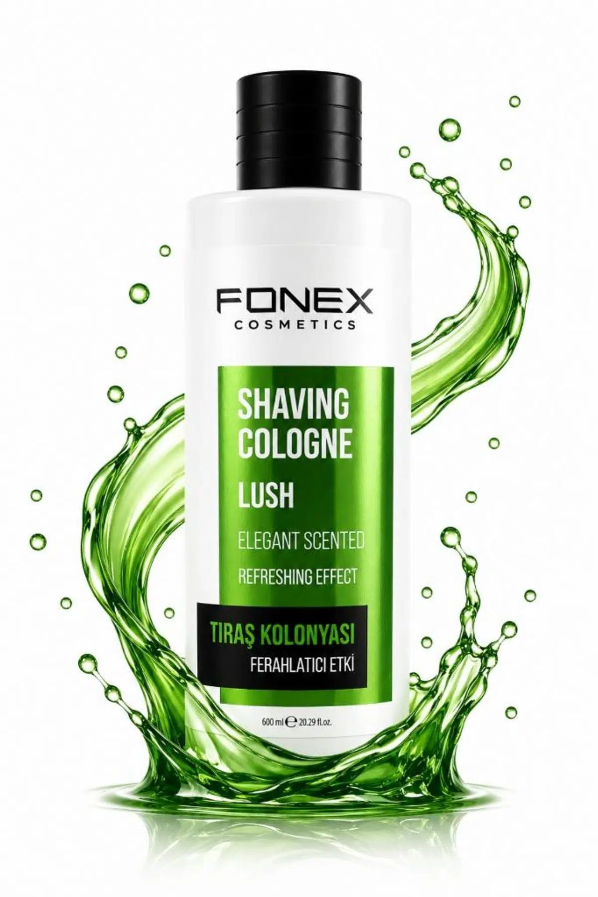 Fonex Ferahlatıcı Tıraş Kolonyası 600 ml Lush Yeşil