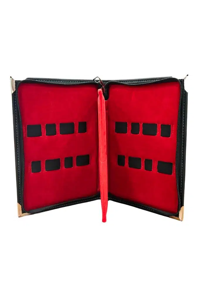 Hector Kuaför ve Berberlere Özel 8'li Lüks Makas Çantası