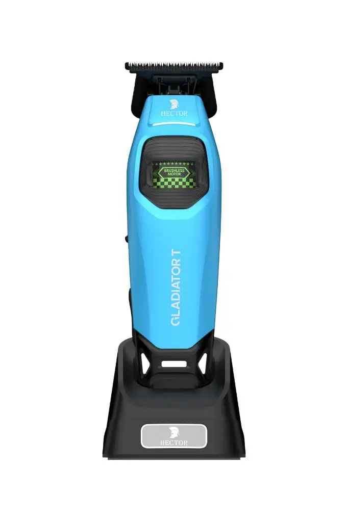 Hector Gladiator T 8000 RPM BLDC Motor Işıklı Çizim & Sakal Tıraş Makinesi Mavi