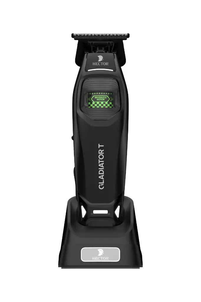 Hector Gladiator T 8000 RPM BLDC Motor Işıklı Çizim & Sakal Tıraş Makinesi Siyah