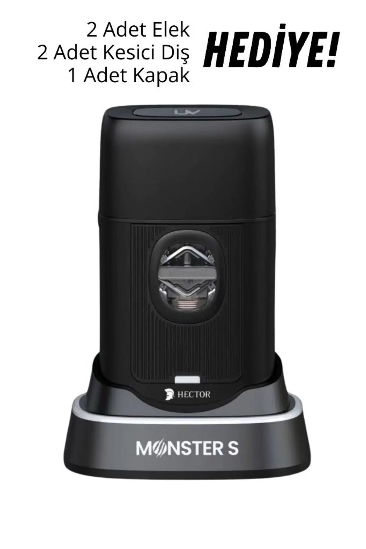 Hector Monster S 8000 RPM Type-C Tıraş Makinesi Siyah