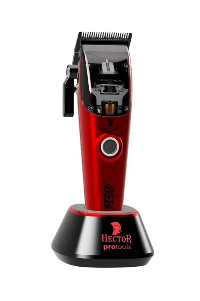 Hector Pro Stock X Blade 1100 Devir Profosyonel Tıraş Makinesi Kırmızı