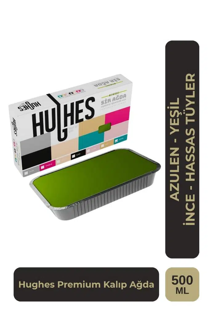 Hughes Profesyonel Kalıp Ağda 500 Ml Azulen Yeşil