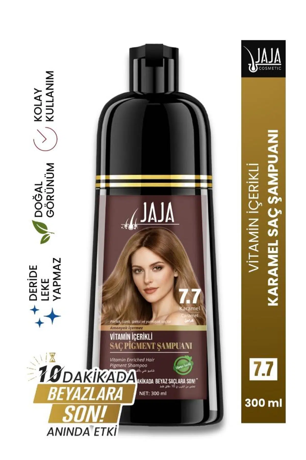 Jaja Vitamin İçerikli Saç Pigment Şampuanı Unisex 300 Ml 7.7 Karamel