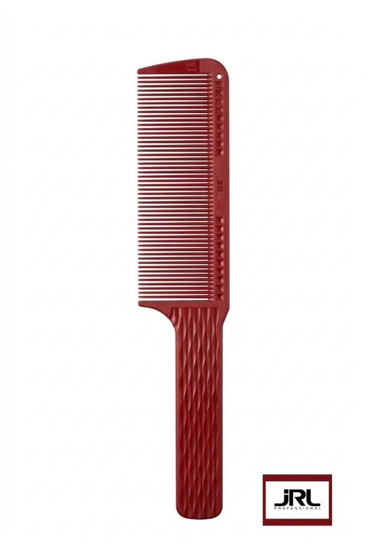 JRL J202 24.4 cm V-Dişli Seramik Seri Profesyonel Makine Üstü Kesim Tarağı Kırmızı