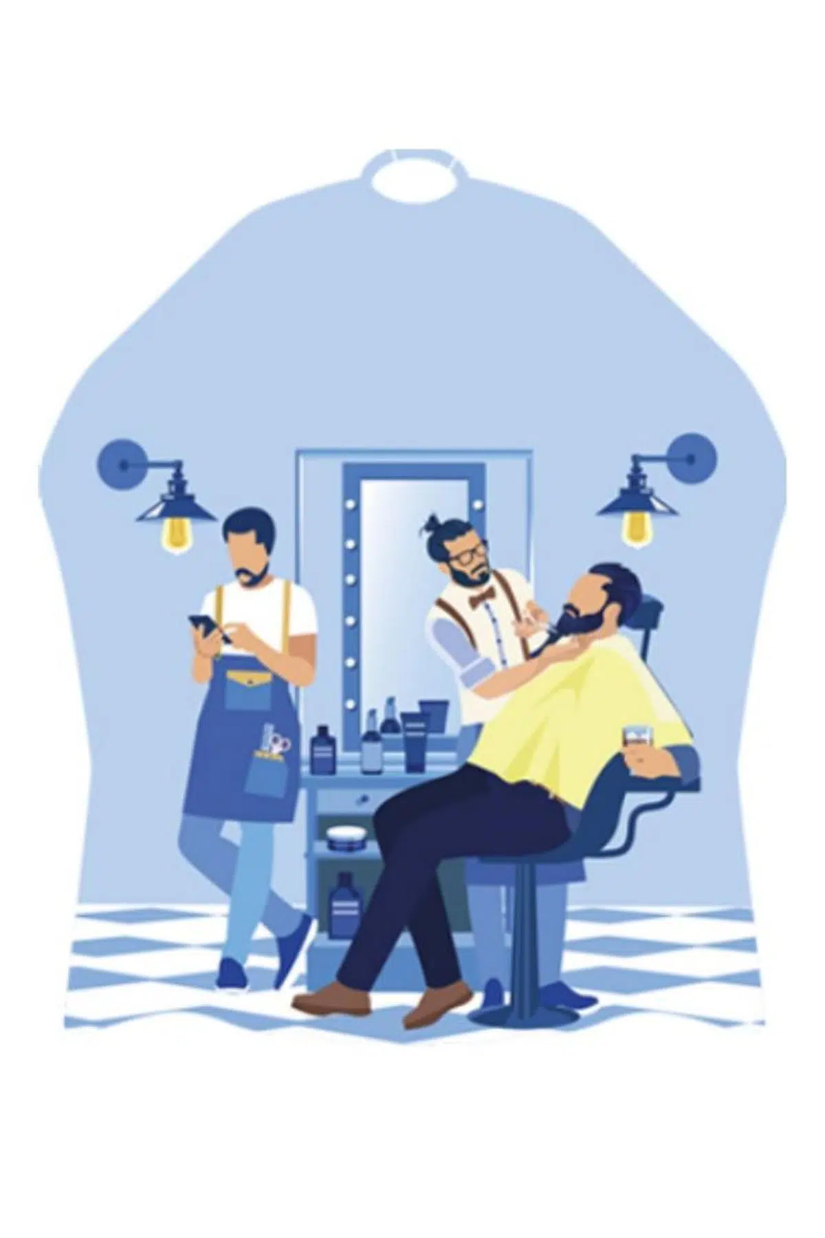 Lüx Penuar Berber Önlüğü Dijital Baskı 120x160 cm Model: 1081