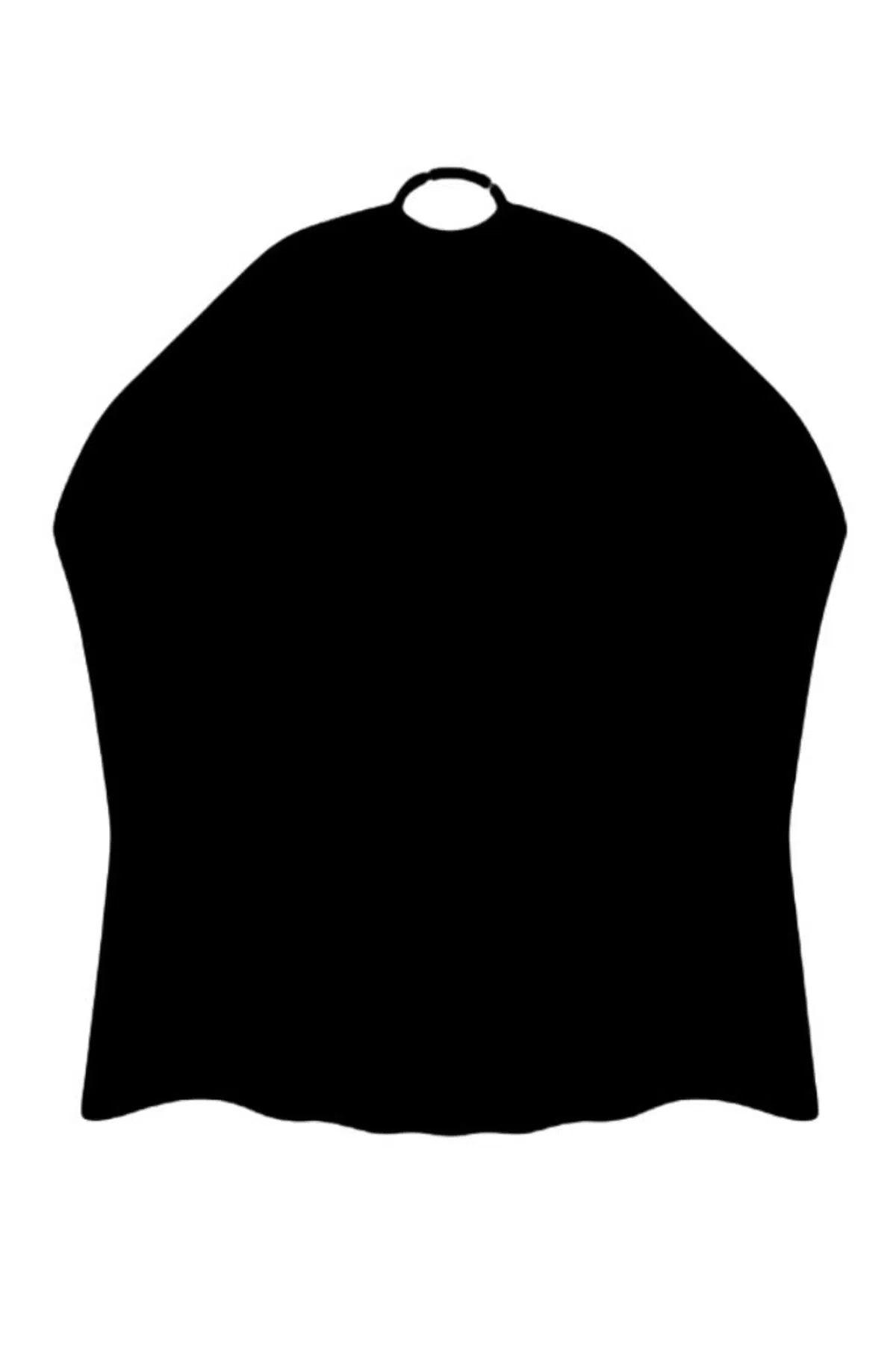 Lüx Penuar Berber Önlüğü Dijital Baskı 120x160 cm Model: Siyah