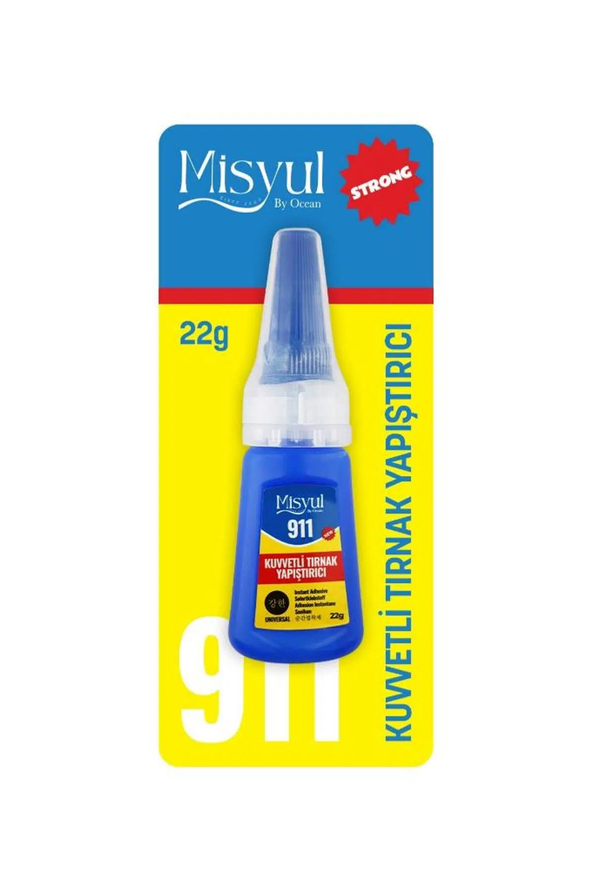 Misyul 911 Kuvvetli Tırnak Yapıştırıcı 22 Gr MIS-2401