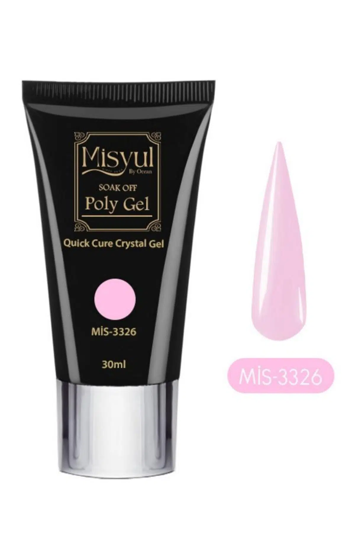 Misyul Hızlı Tırnak Uzatma Protez Tırnak Poly Jel 30 ml 26