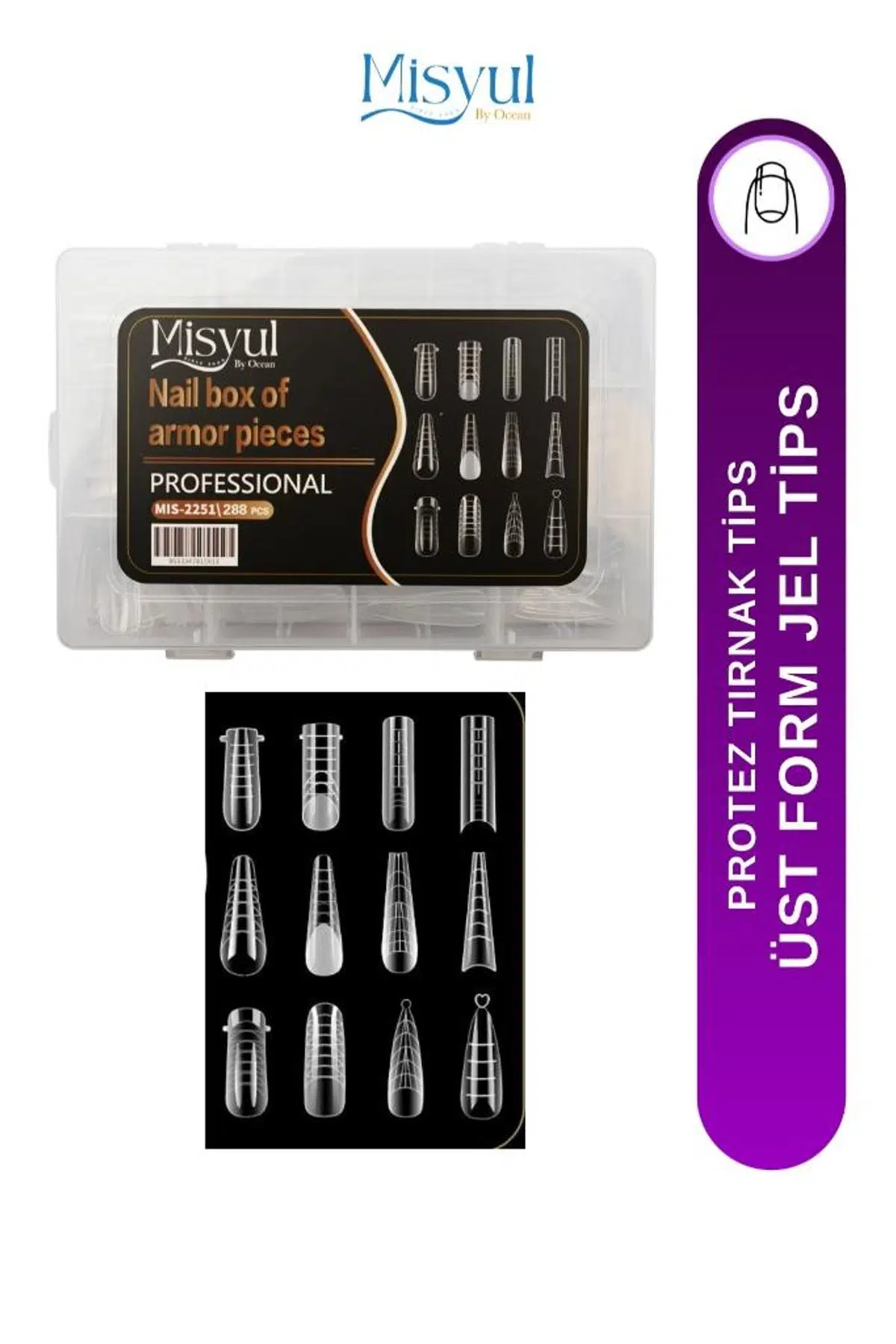 Misyul Poly Jel Kalıbı 288'li Paket MIS-2251