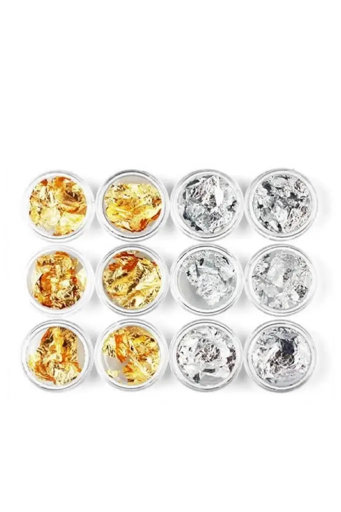 Misyul Tırnak Folyosu 12'li Glitter Mix Renk 6+6 MIS-2163