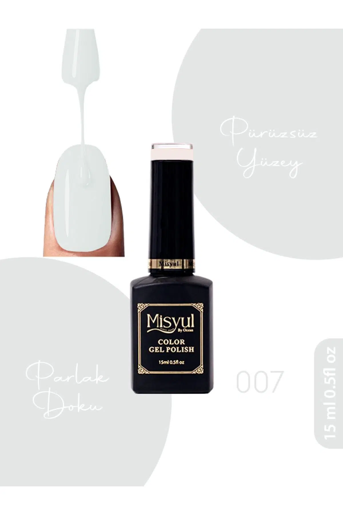 Misyul UV Led Kalıcı Oje Nail Art 15 ml 007