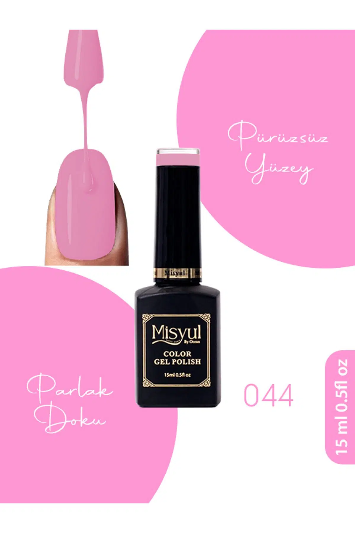 Misyul UV Led Kalıcı Oje Nail Art 15 ml 044