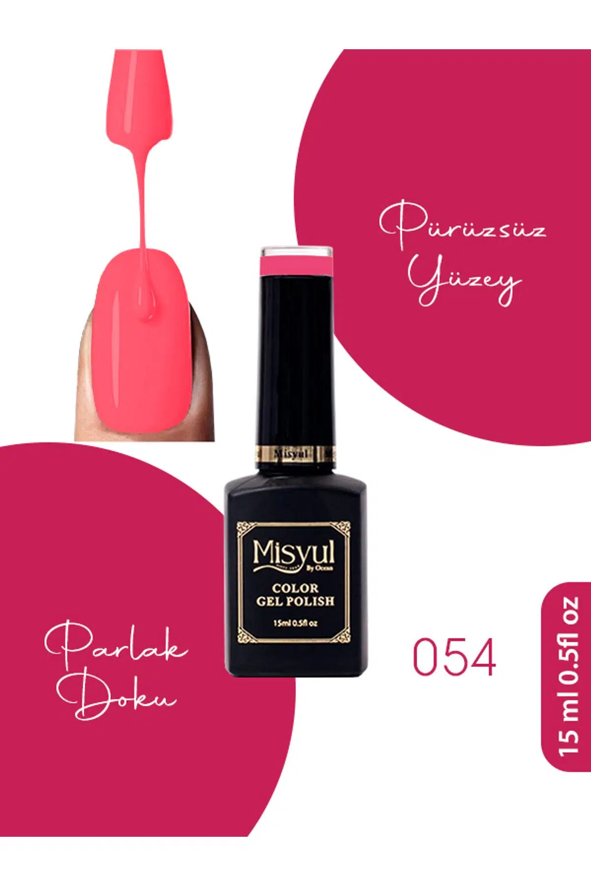 Misyul UV Led Kalıcı Oje Nail Art 15 ml 054