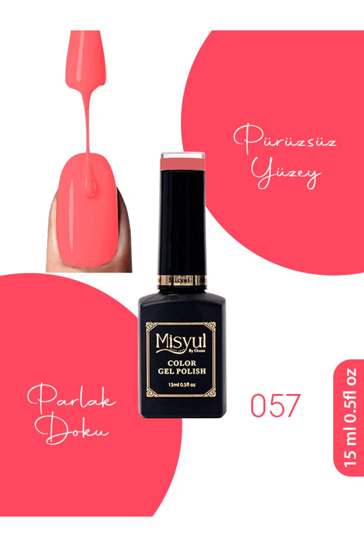 Misyul UV Led Kalıcı Oje Nail Art 15 ml 057