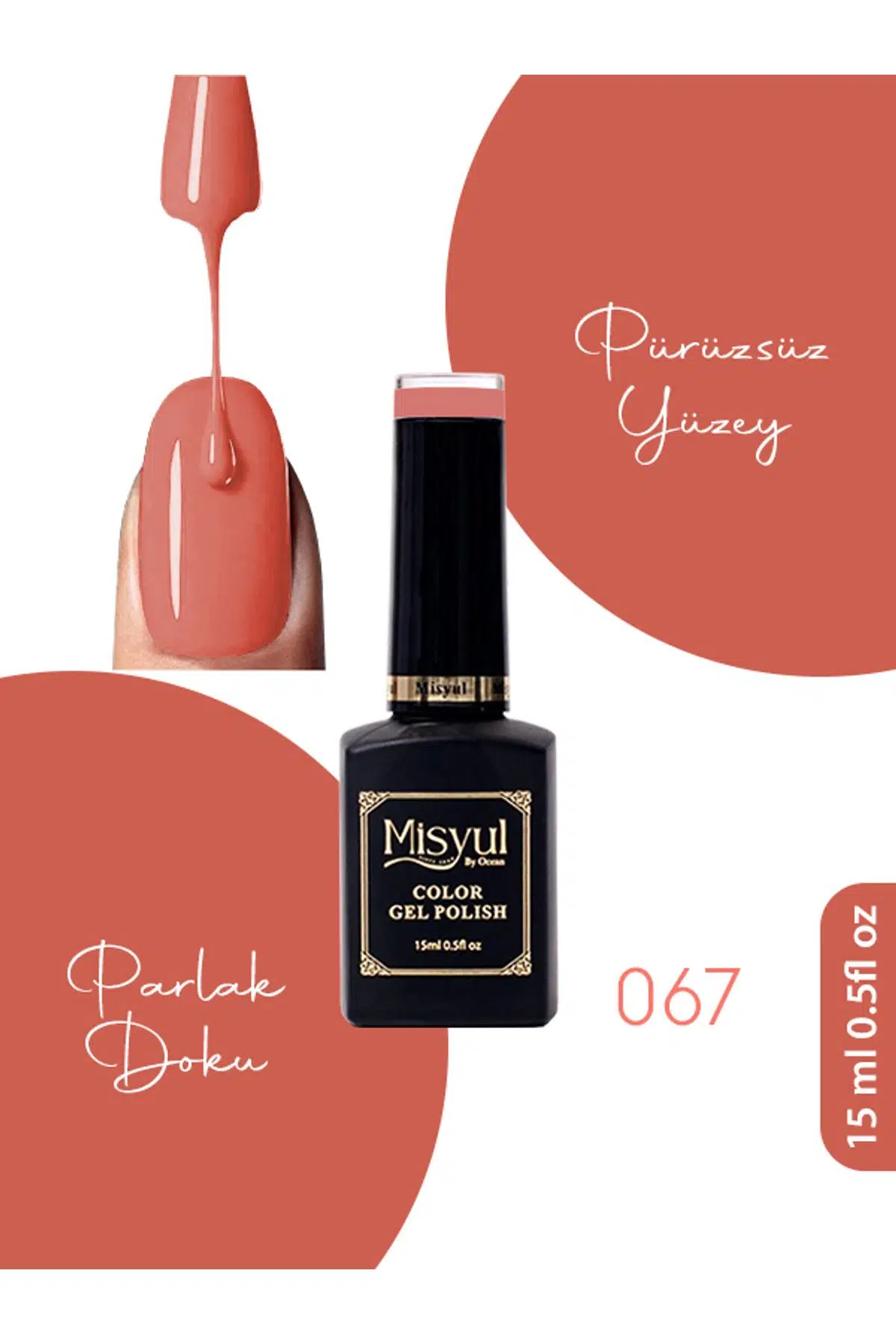 Misyul UV Led Kalıcı Oje Nail Art 15 ml 067