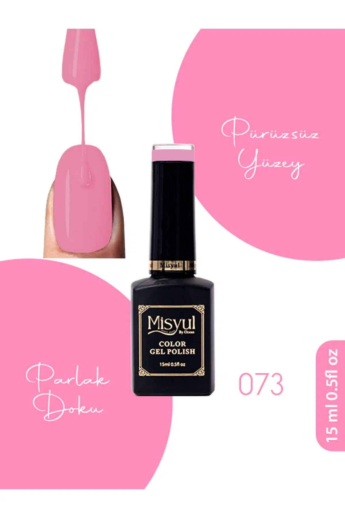 Misyul UV Led Kalıcı Oje Nail Art 15 ml 073