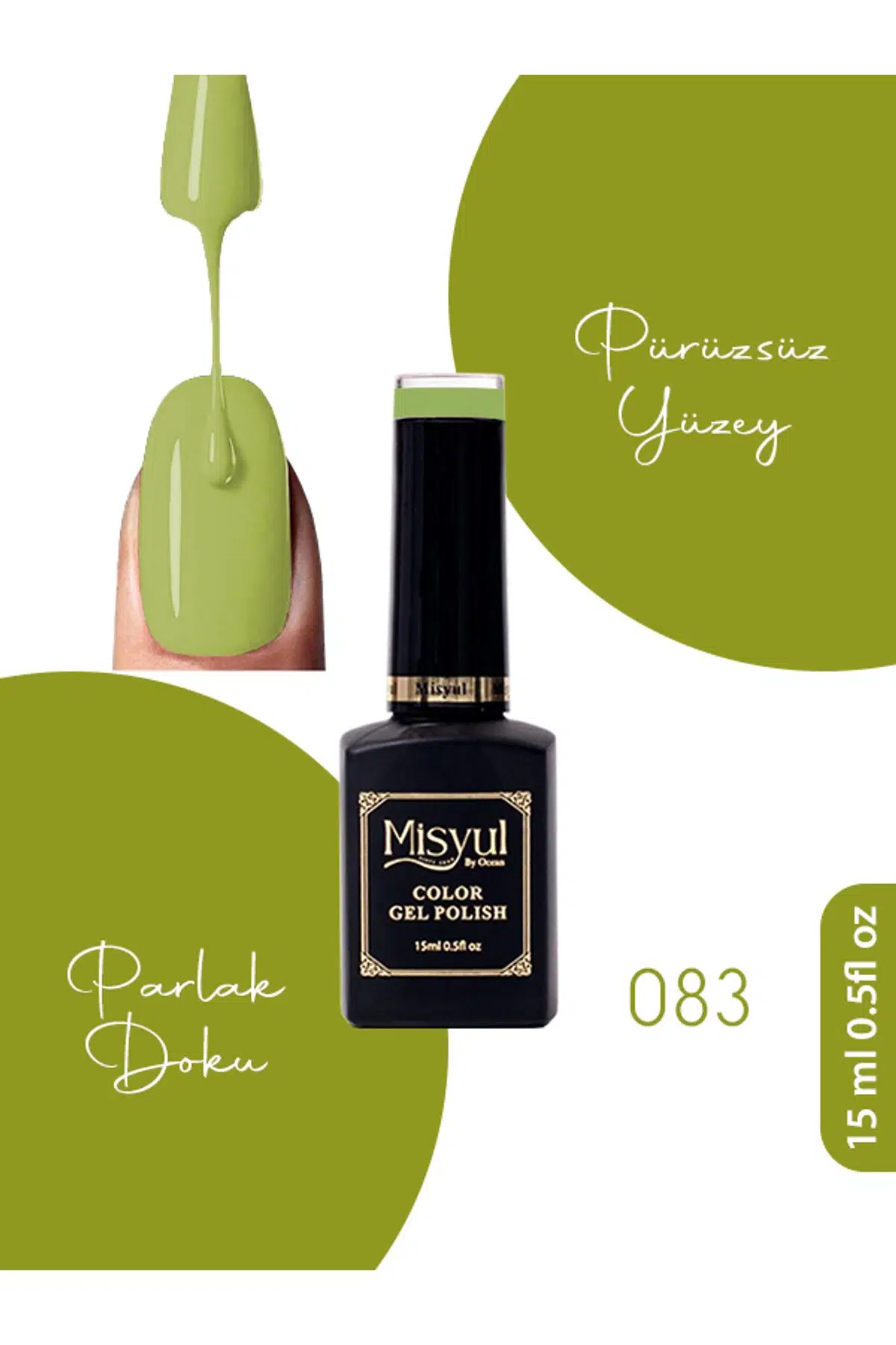 Misyul UV Led Kalıcı Oje Nail Art 15 ml 083