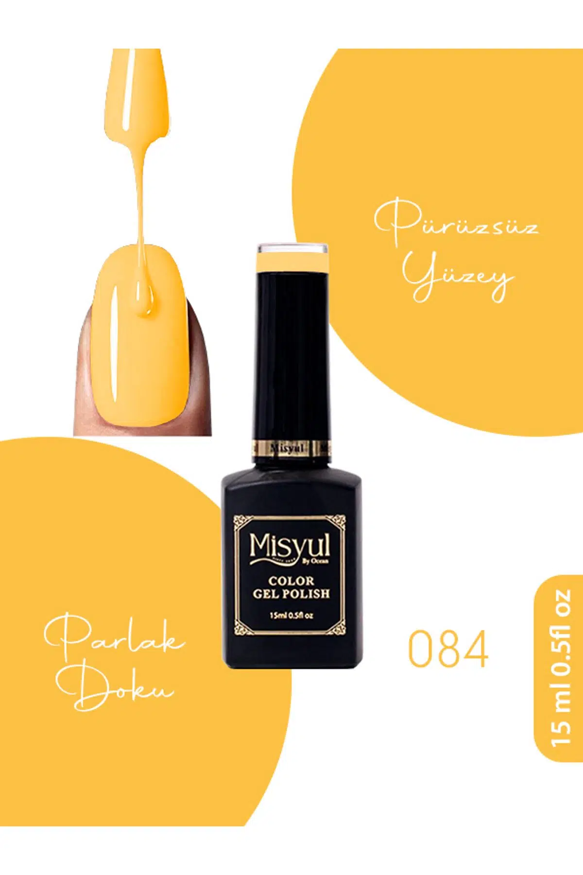 Misyul UV Led Kalıcı Oje Nail Art 15 ml 084