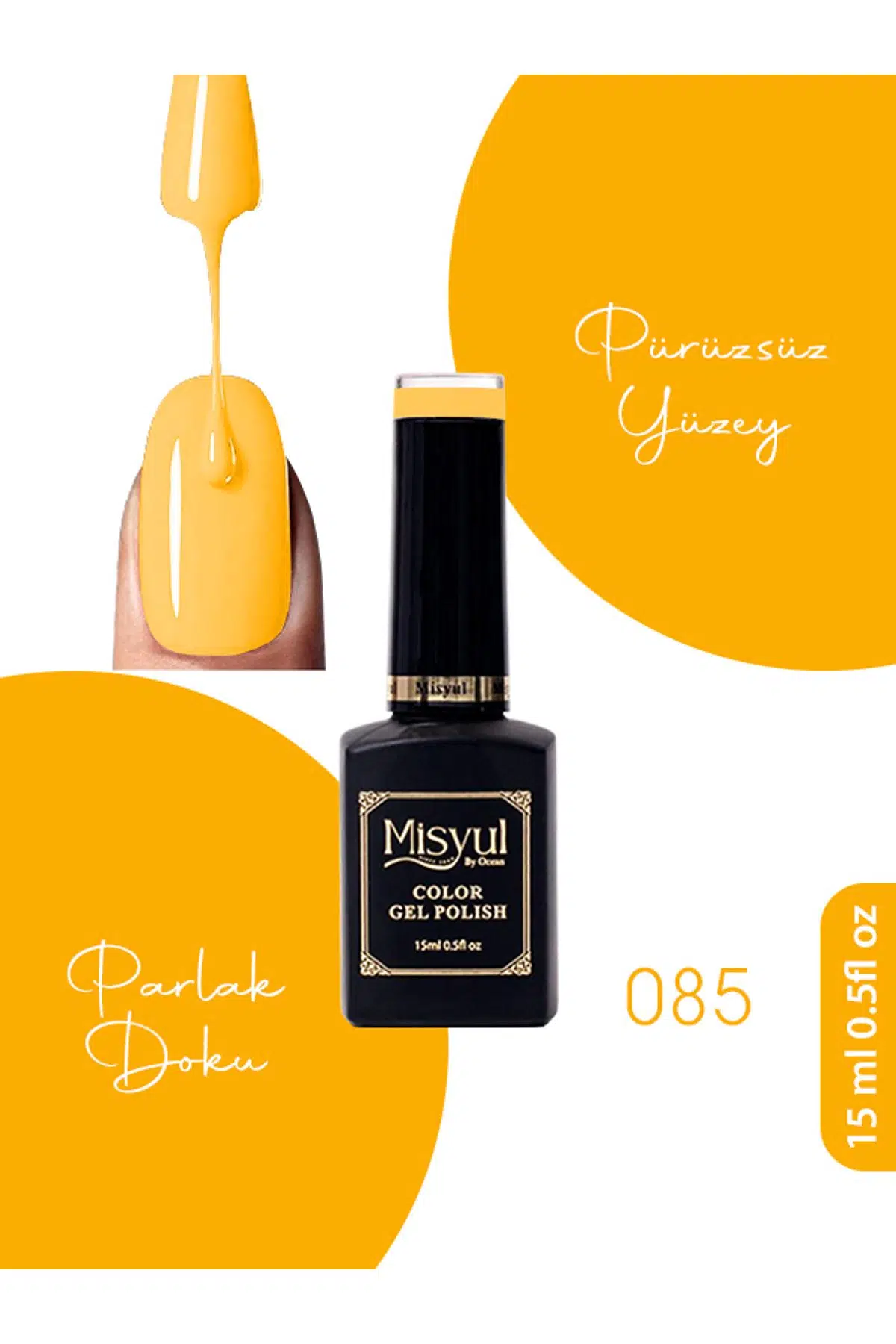 Misyul UV Led Kalıcı Oje Nail Art 15 ml 085