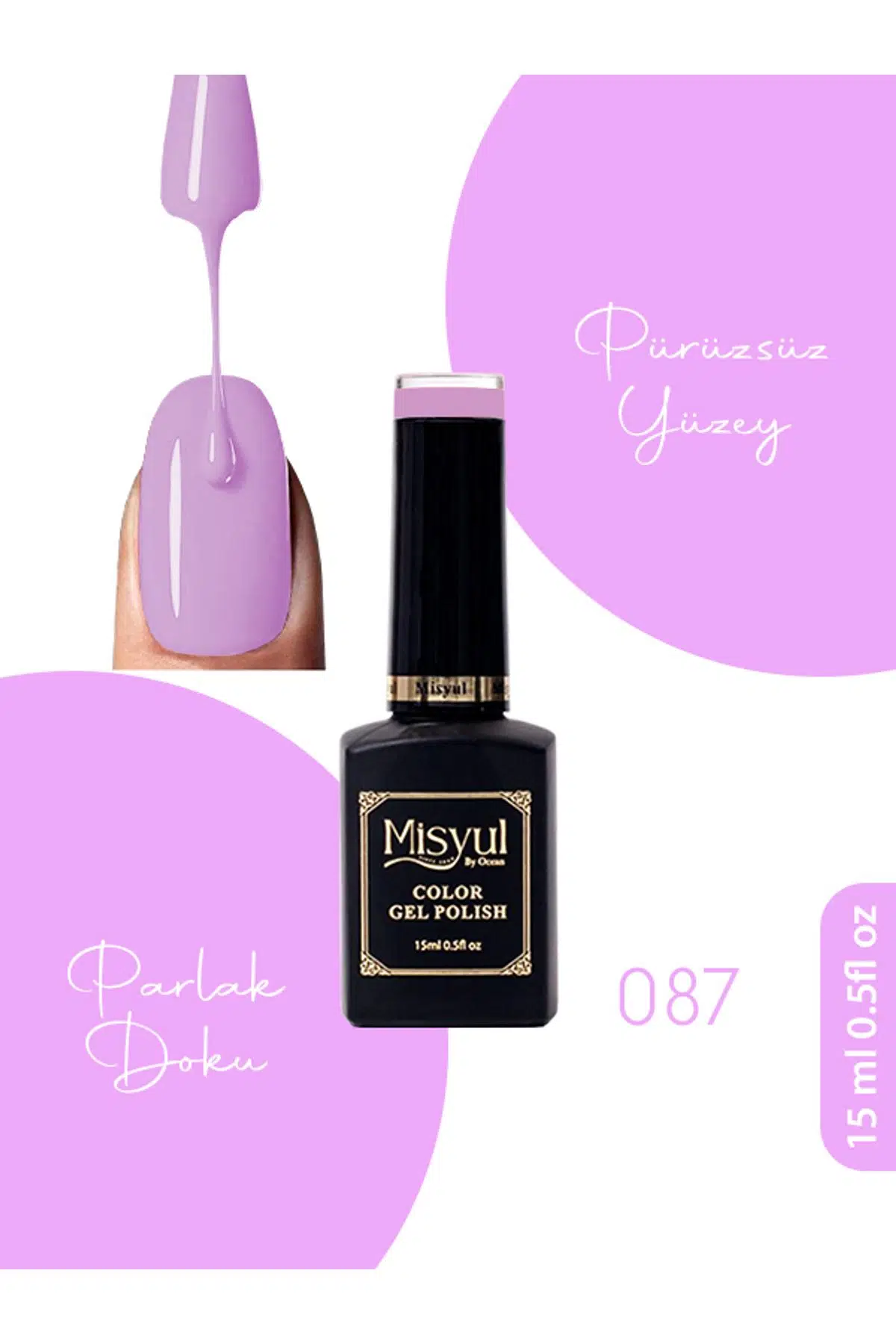 Misyul UV Led Kalıcı Oje Nail Art 15 ml 087