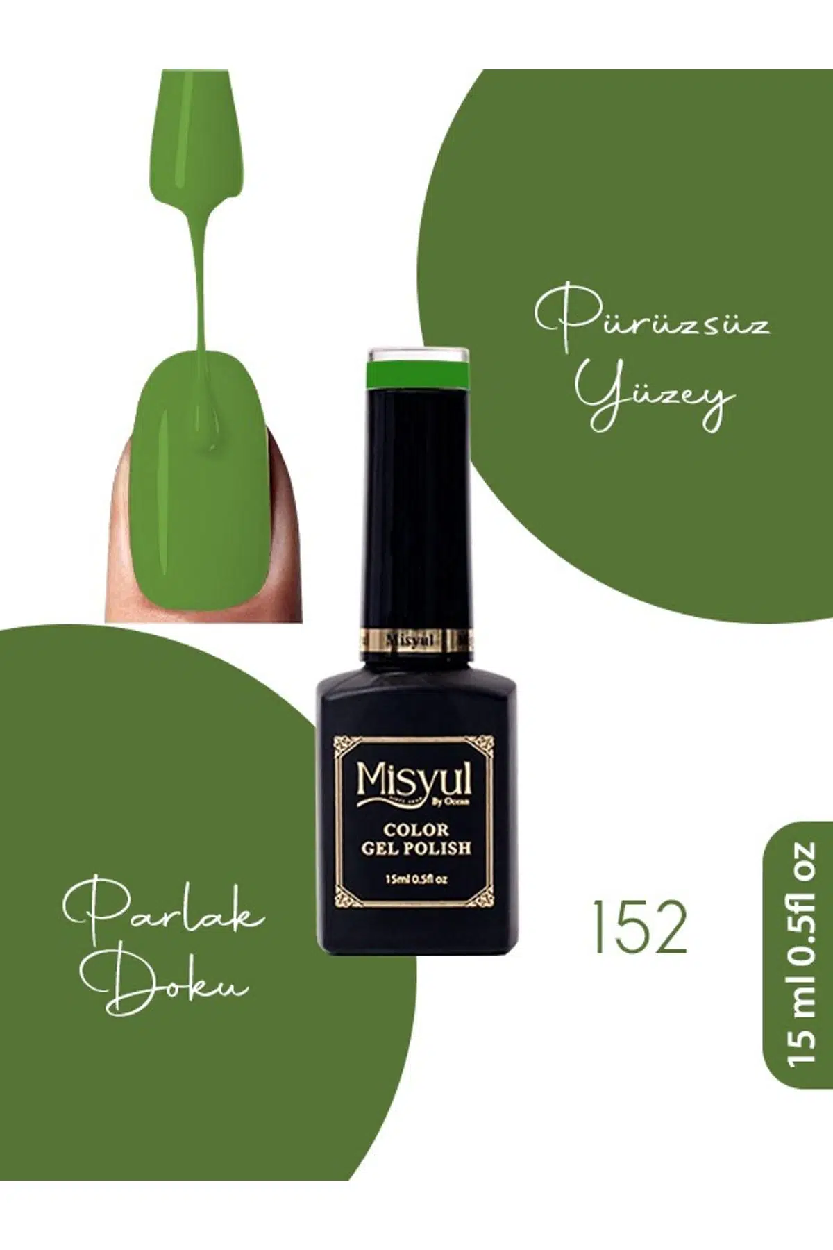 Misyul UV Led Kalıcı Oje Nail Art 15 ml 152