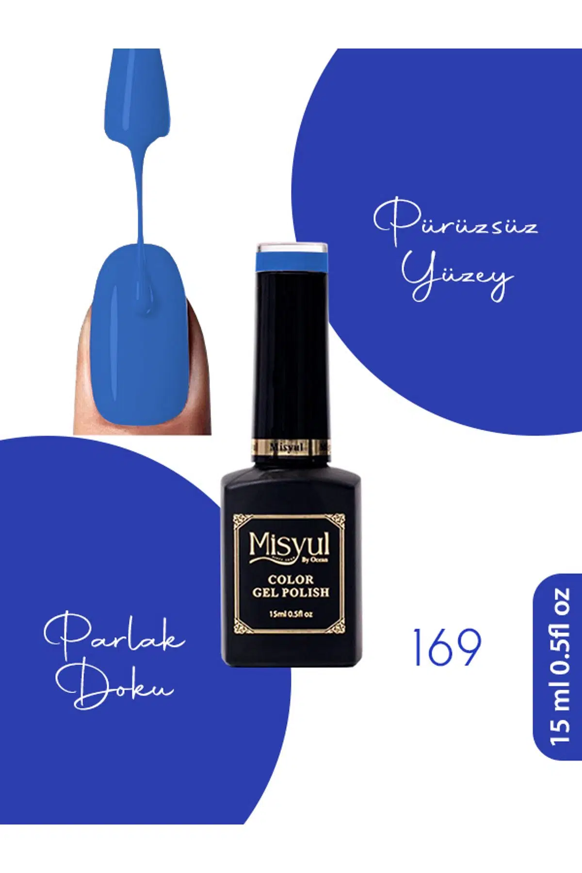 Misyul UV Led Kalıcı Oje Nail Art 15 ml 169