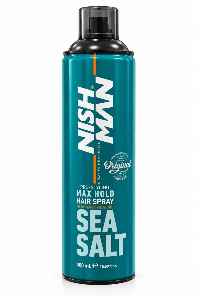 Nishman Sea Salt Maximum Hold Saç Spreyi 500 Ml