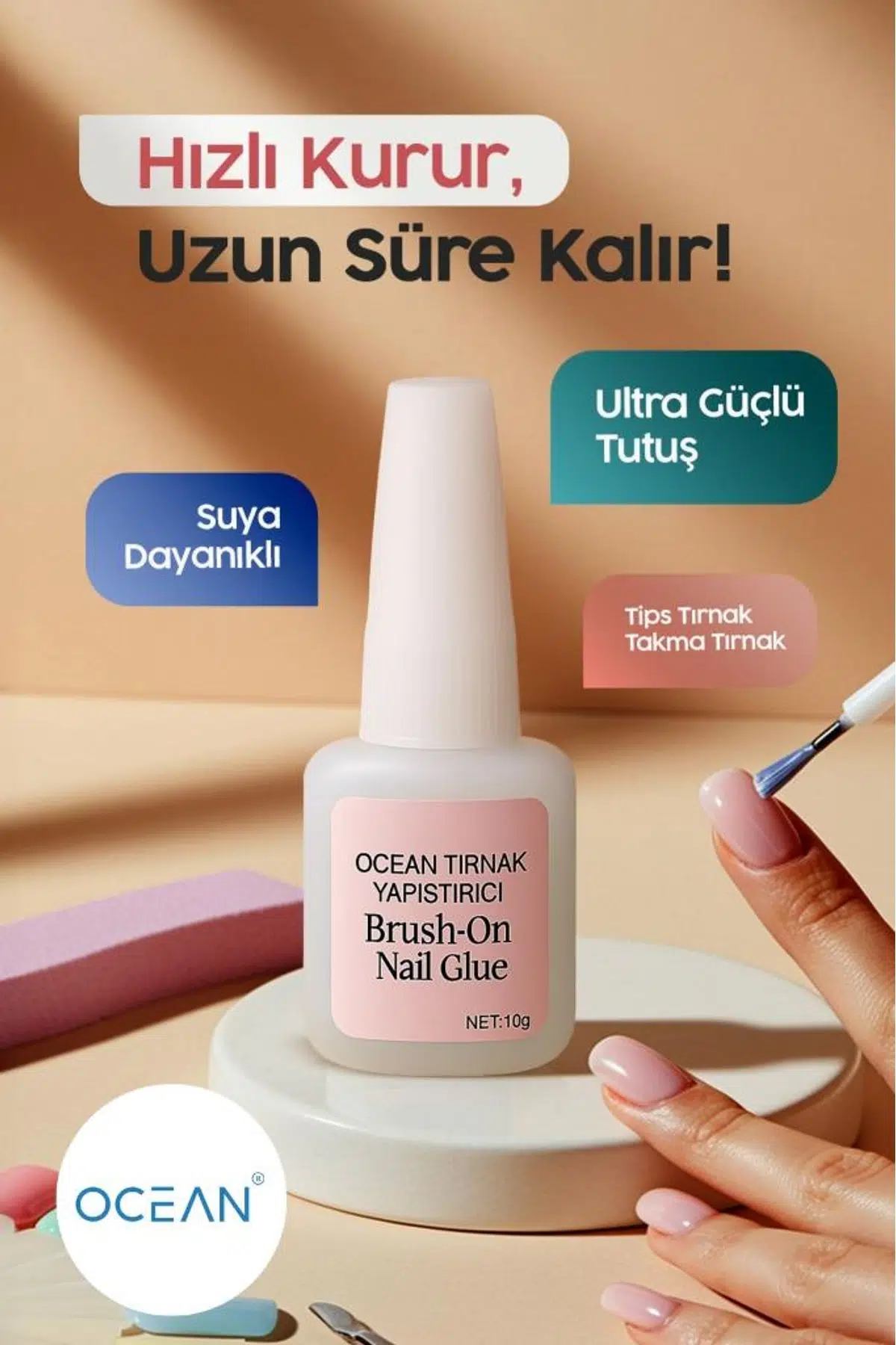 Ocean Fırçalı Yapıştırıcı 10 Gr ASU-189A