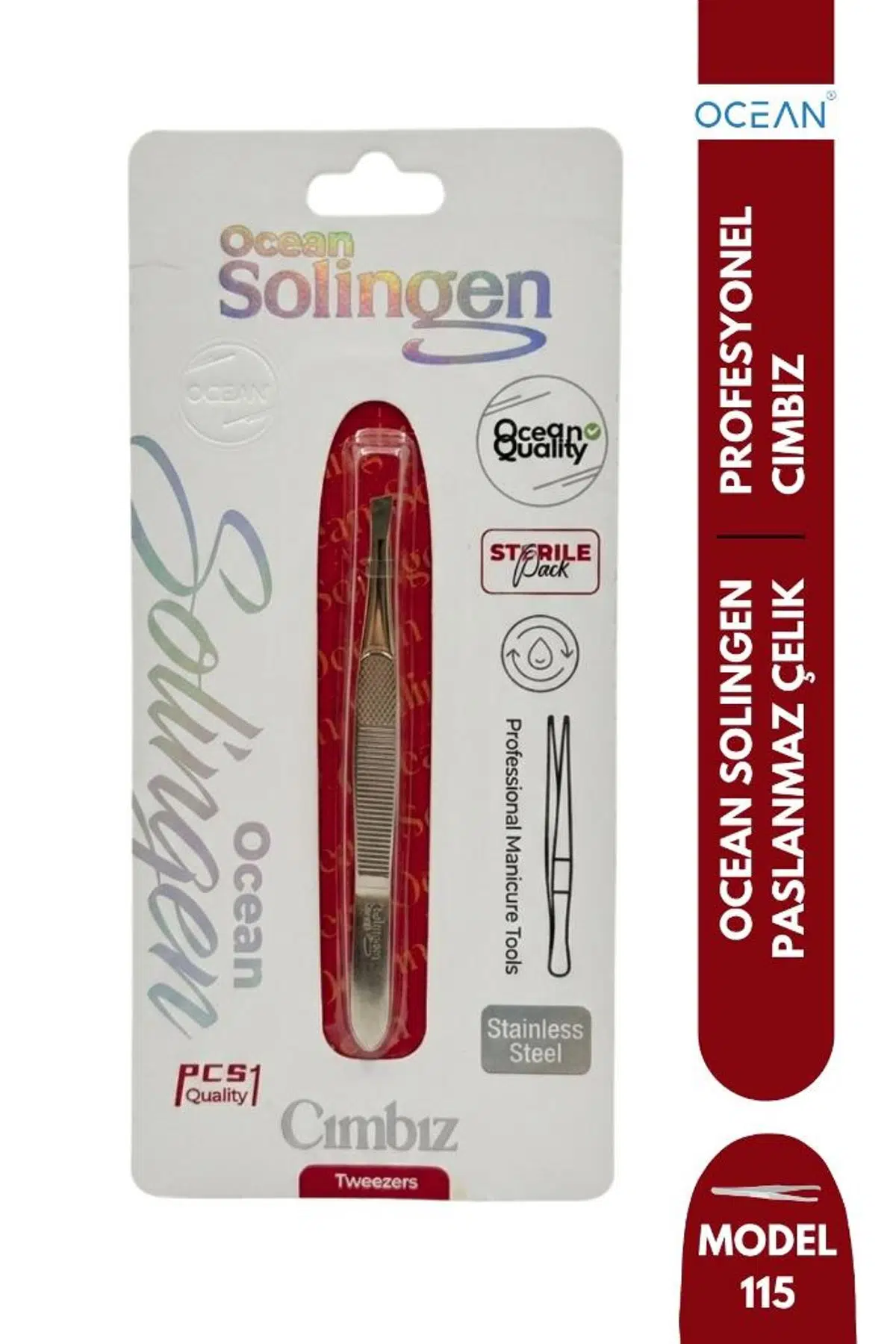 Ocean Solingen Cımbız Klasik Tip Düz Ağız ASU-115