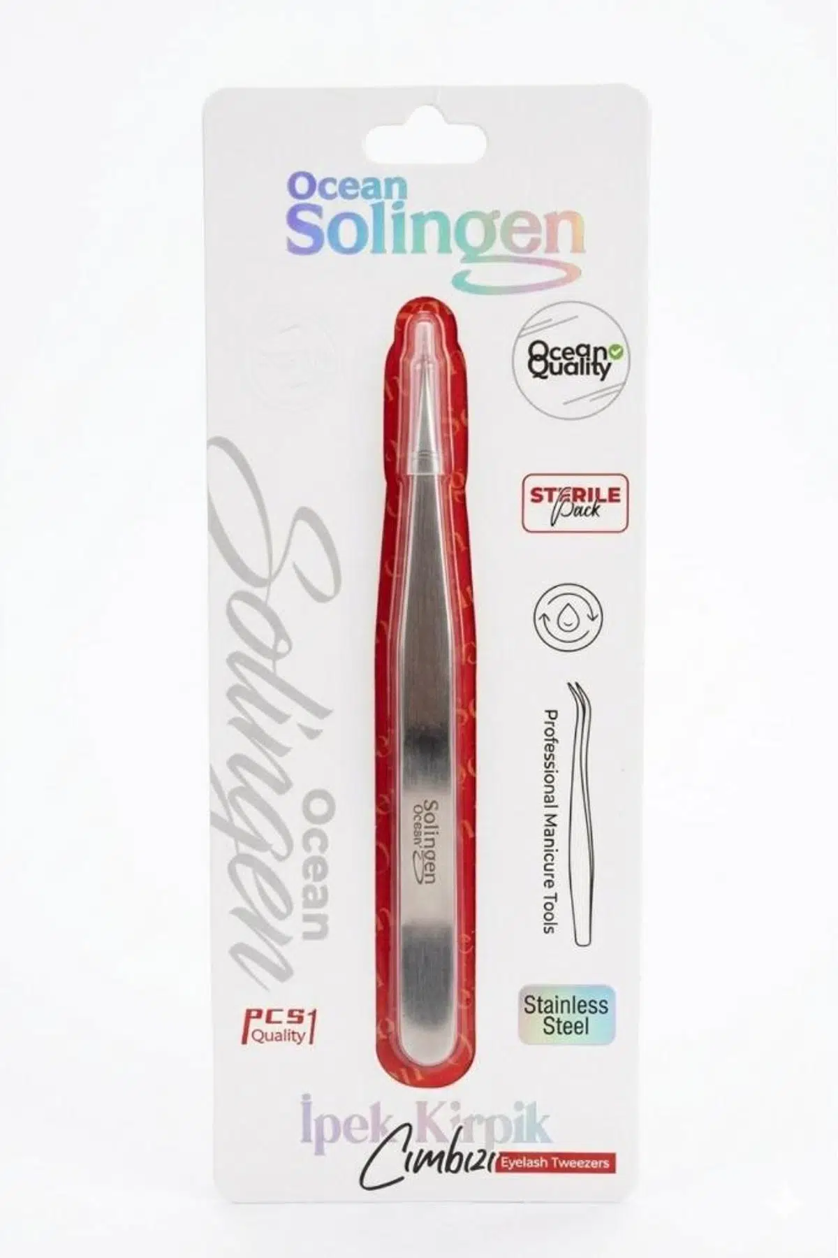 Ocean Solingen Düz Tipli Kirpik İzolasyon Cımbızı 857