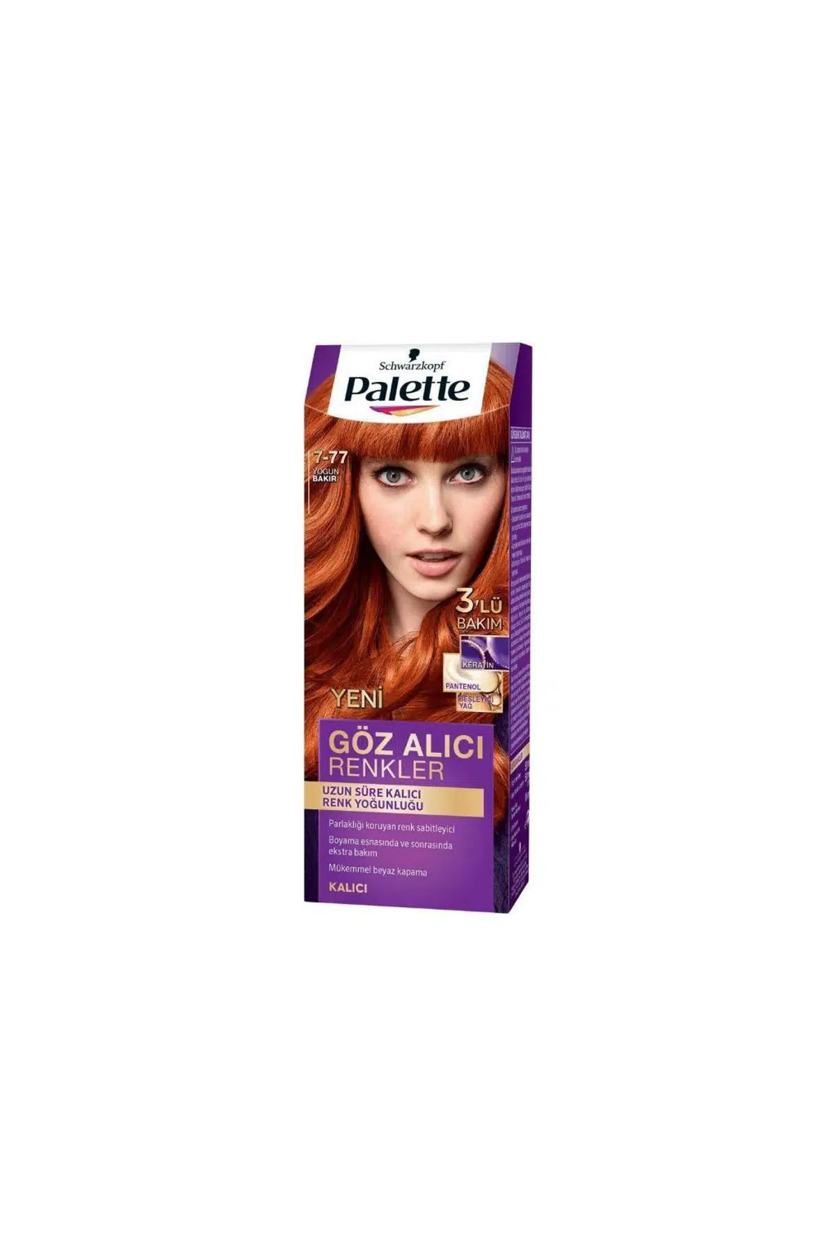 Palette Göz Alıcı Renkler Set Boya 7-77 Yoğun Bakır