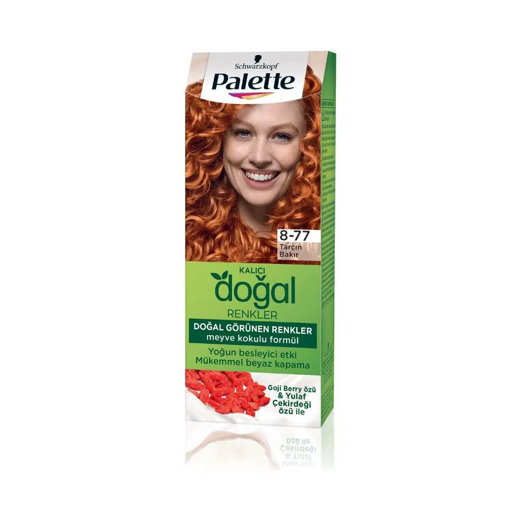 Palette Kalıcı Doğal Renkler Set Boya 8-77 Tarçın Bakır