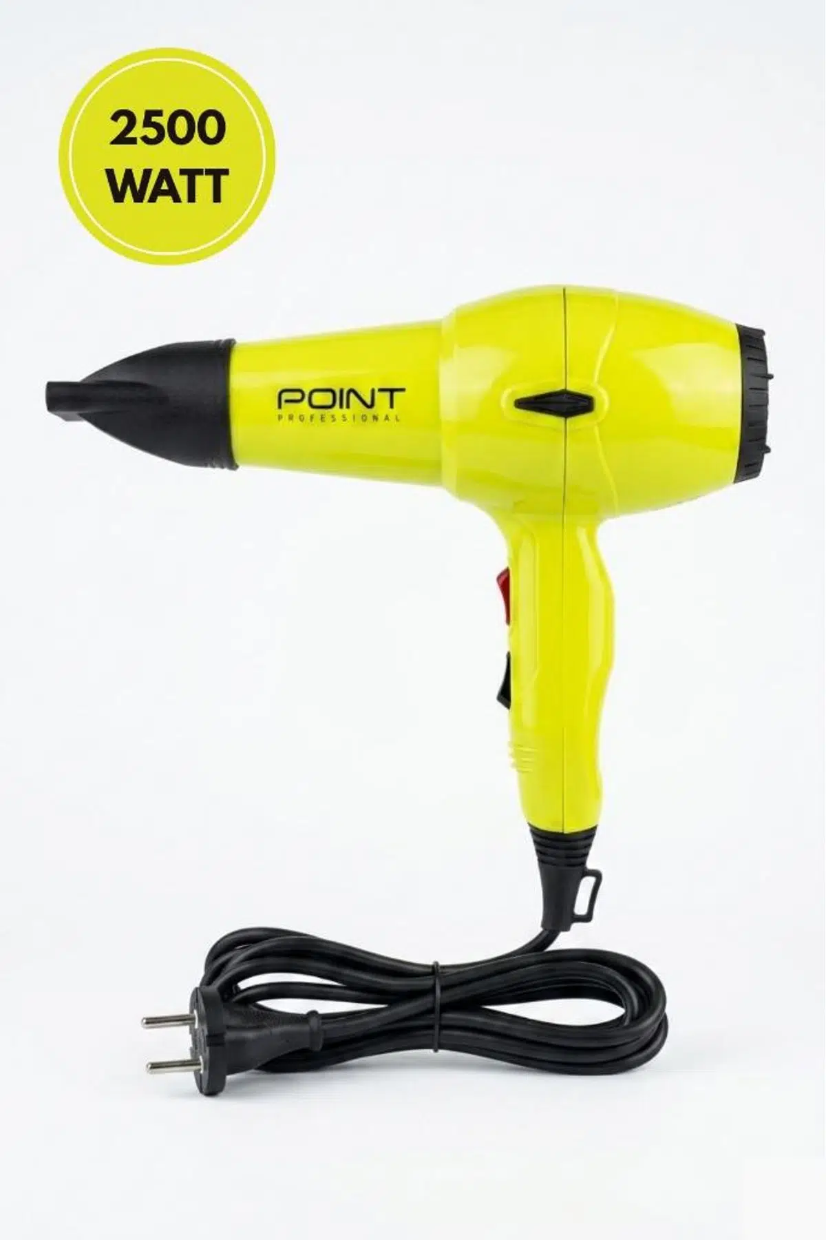 Point Blow Dryer Tam Profesyonel 2500 Watt AC Motor Fön Makinesi Yeşil