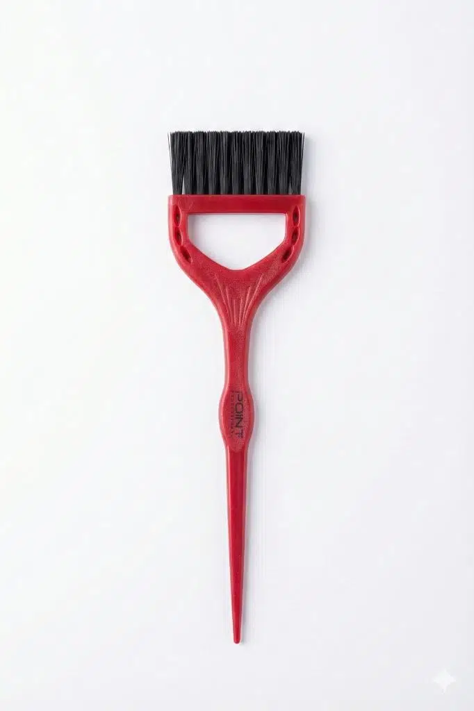 Point Ergonomik Tasarım Boya Fırçası Düz Ağız Kırmızı SBF-032