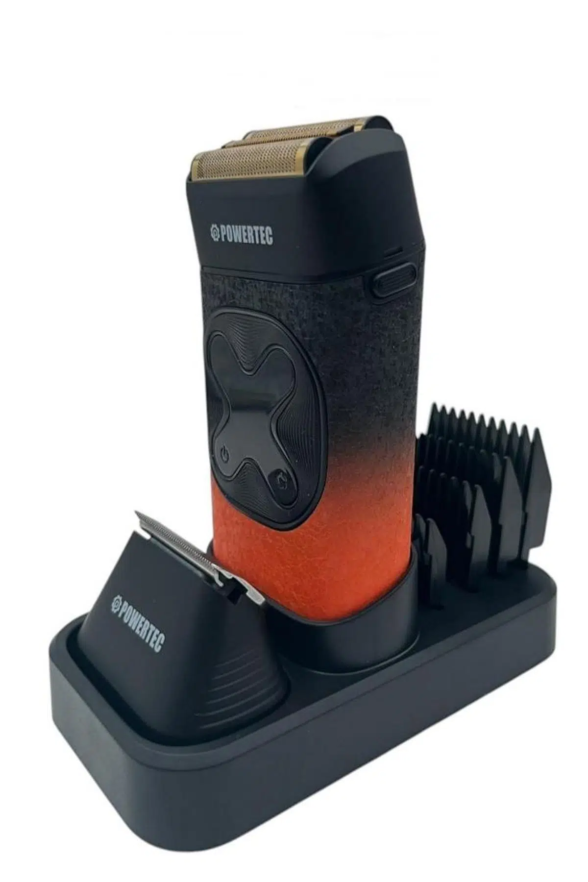 Powertec TR-700 2'si 1 Arada 4 Taraklı Dijital Ekranlı 9000 RPM Günlük Sakal ve Saç Tıraş Makinesi