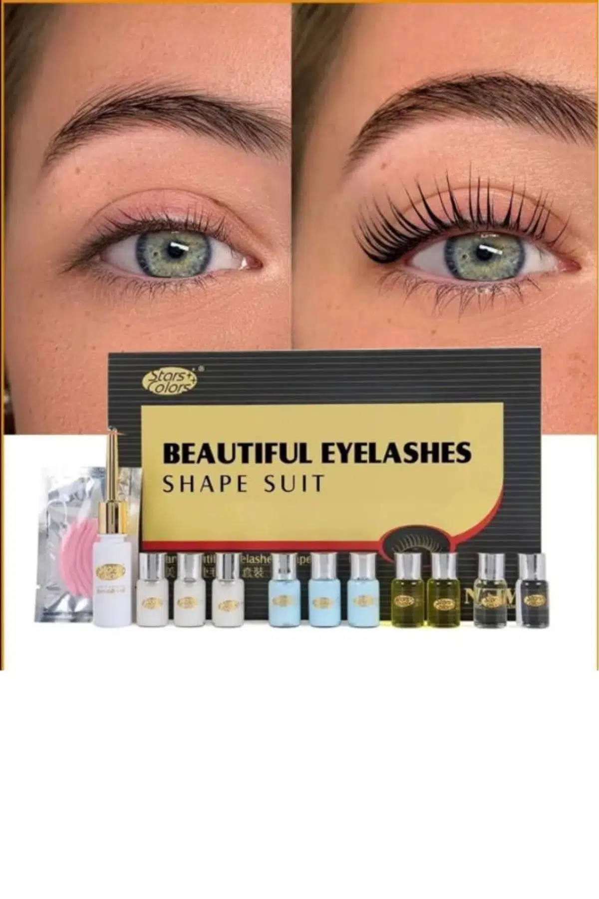Profesyonel Kirpik Kaldırma ve Şekillendirme Kiti Eyelash Shape Suit TMX-021