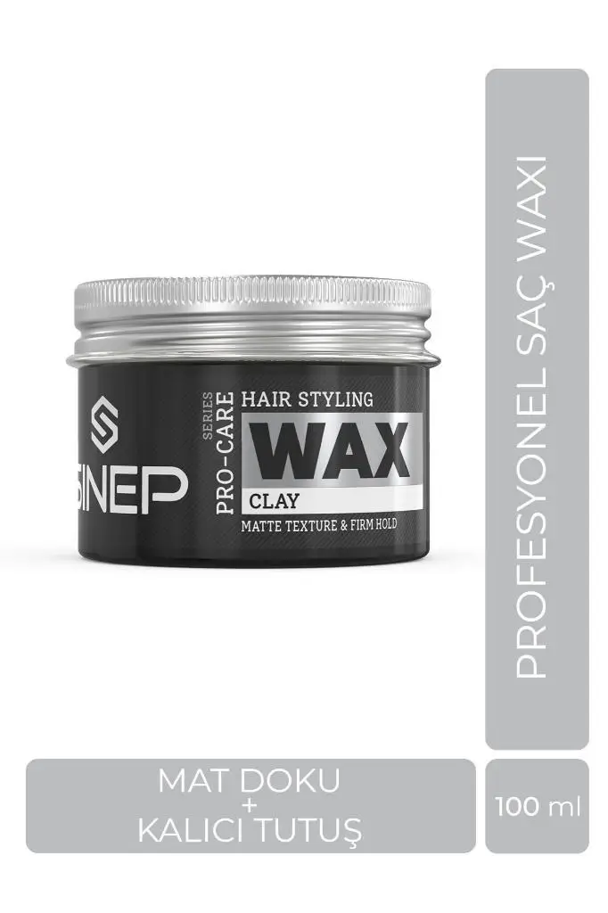 Sinep Pro-Care Premium Seri Clay Kil Mat Wax 100 Ml