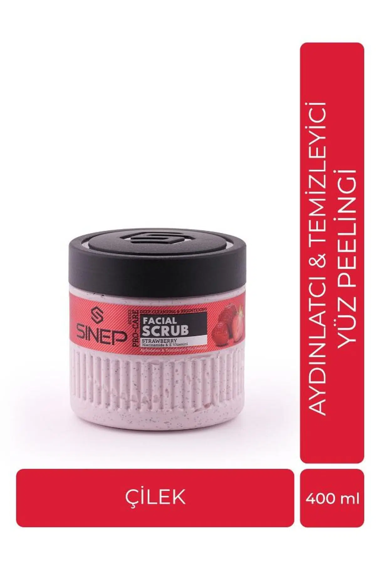 Sinep Pro-Care Scrub Aydınlatıcı ve Temizleyici Yüz Peelingi 400 ml Çilek