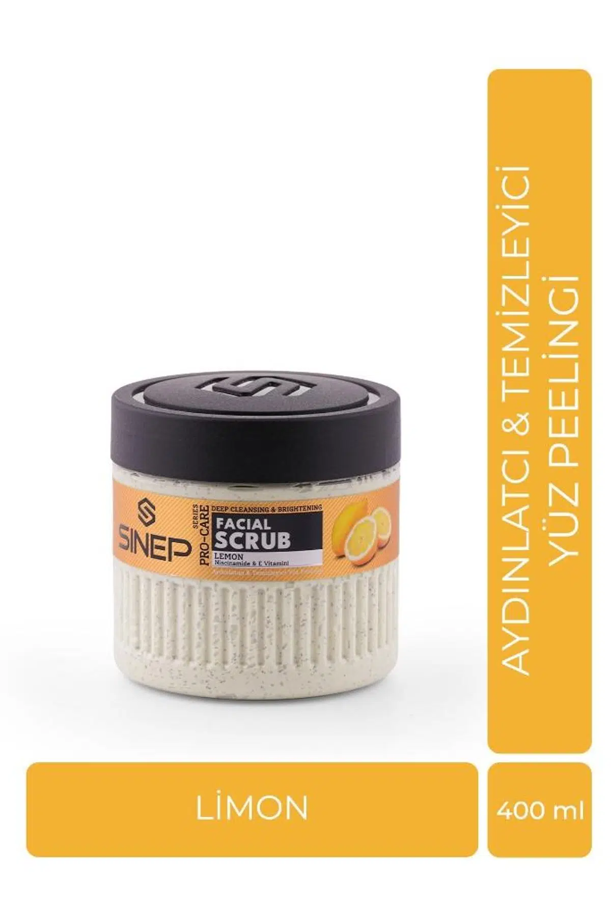 Sinep Pro-Care Scrub Aydınlatıcı ve Temizleyici Yüz Peelingi 400 ml Limon
