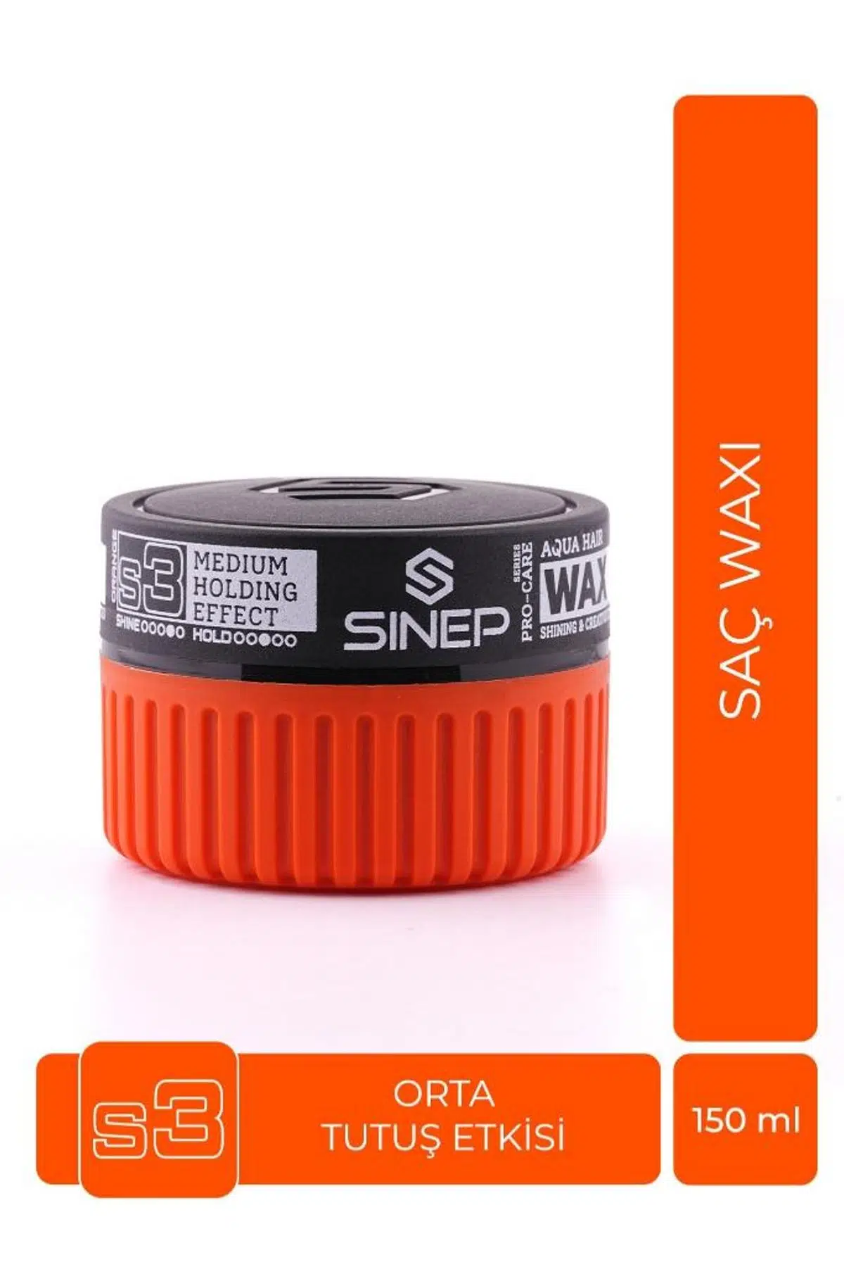 Sinep Pro-Care Serisi Wax 150 Ml S3 Orta Tutuş ve Parlaklık Tatlı Sakız Kokulu