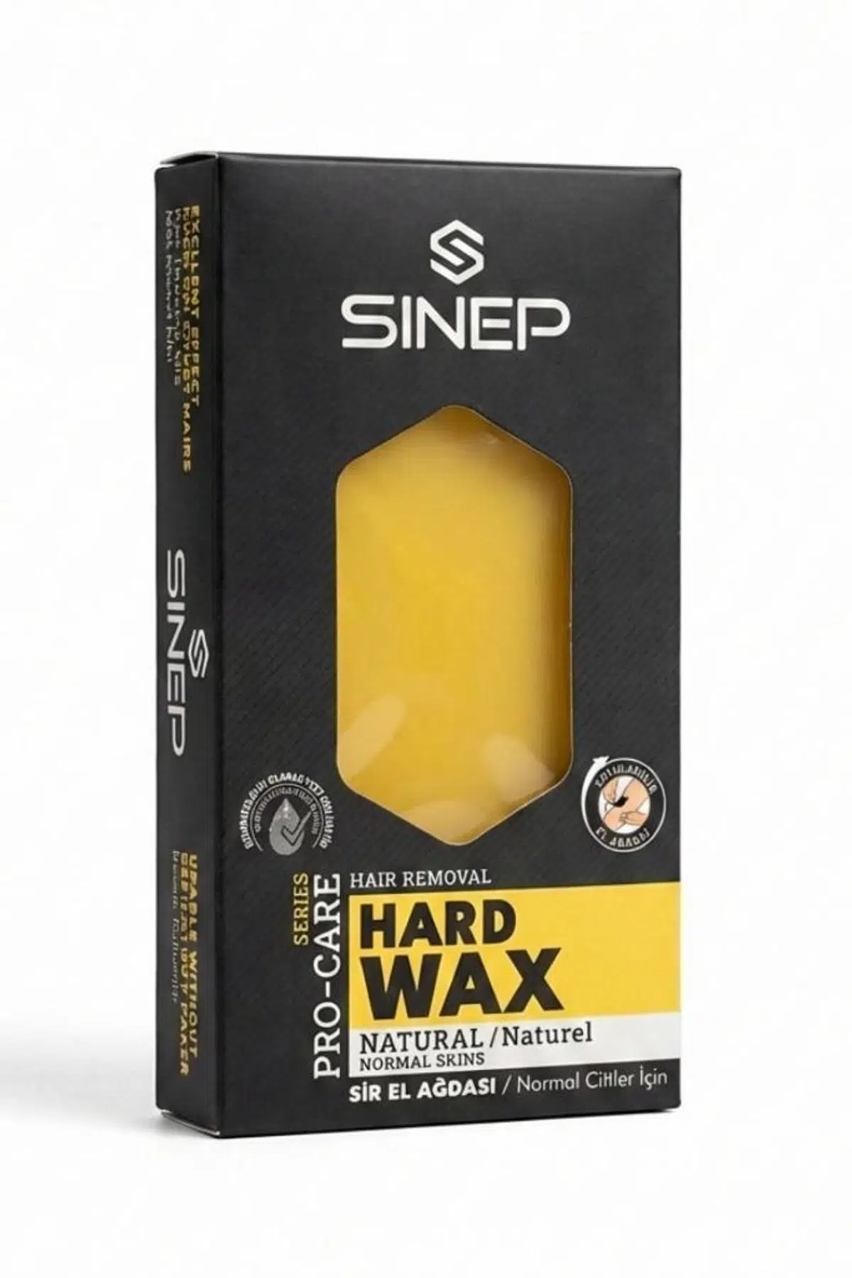 Sinep Pro-Care Sir Kalıp Ağda Normal Ciltler İçin 400 Gr Natural Sarı