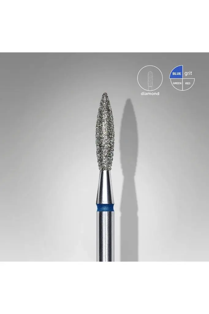 STALEKS Elmas Alev Freze, Mavi, Çap 2,1 Mm, Çalışma Kısmı 10 Mm FA10B023/10
