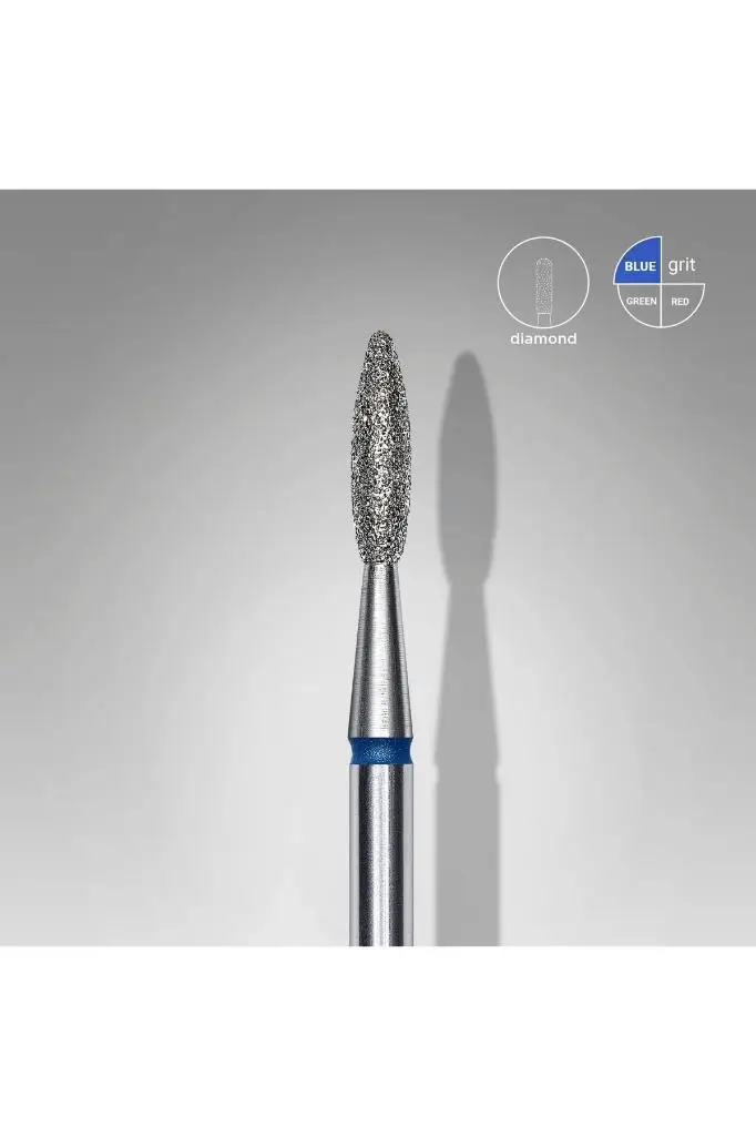 STALEKS Elmas Alev Freze, Mavi, Çap 2,1 Mm, Çalışma Kısmı 8 Mm FA10B021/8