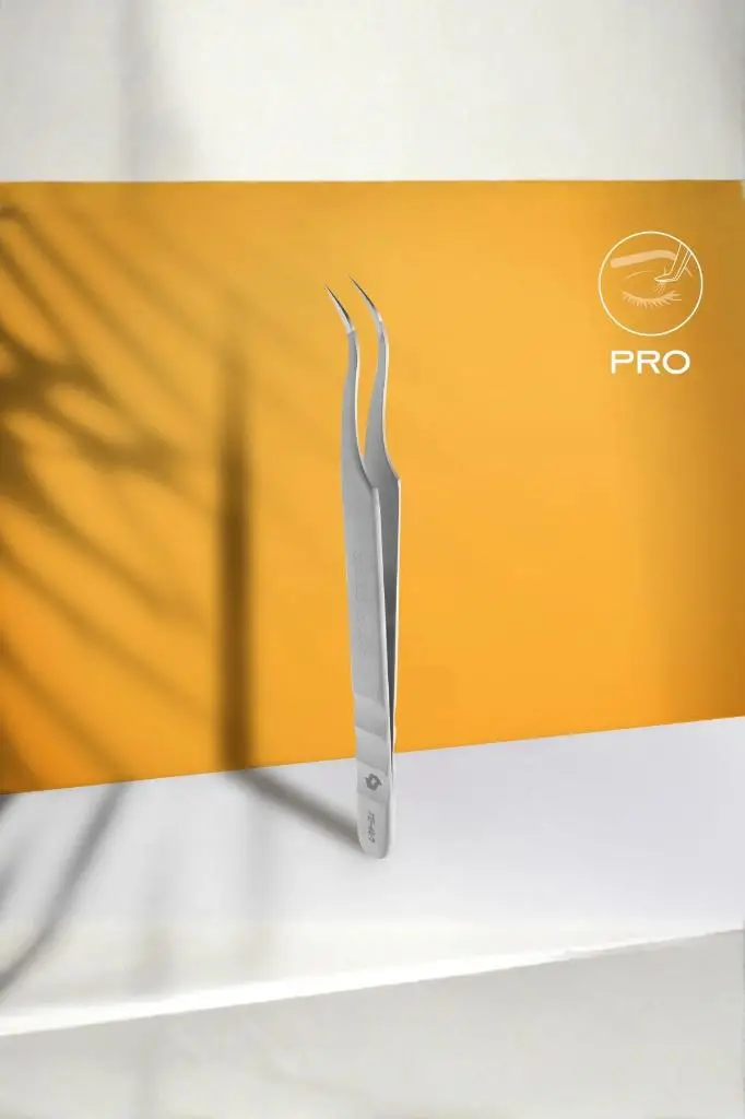 STALEKS Expert 41 Type 1 Profesyonel Kirpik Cımbızı (Eğik) TE-41/1
